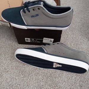 Fallen Grey/Blue board shoes size 11 - NEW